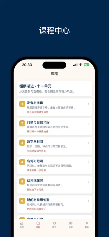 西班牙语入门 screenshot 2 of 4