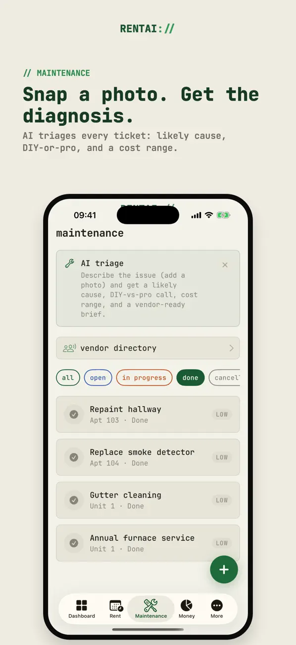Screenshot #3 pour Property Management RENT AI+