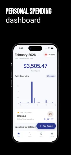 Snap Receipt: Expense Tracker screenshot 2