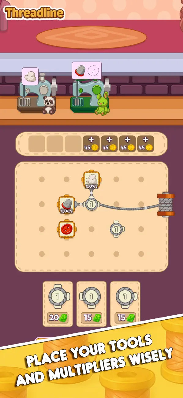 #1. Threadline (iOS) De: Liudmyla Tatun