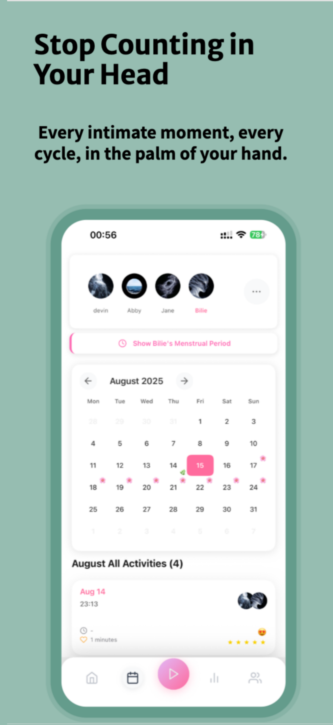 IntiMates: Sex Tracker