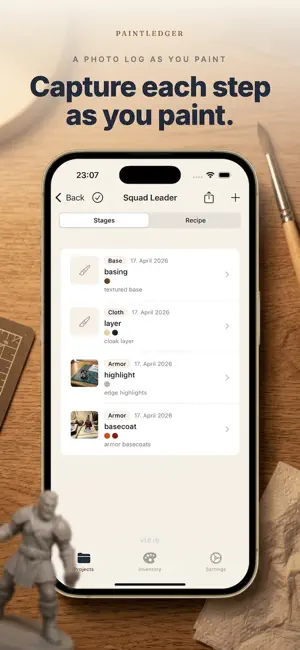 Paintledger screenshot 2