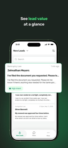 Fount: AI Lead Generation iPhone screenshot