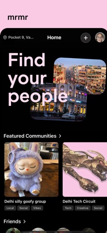 mrmr: local communities screenshot