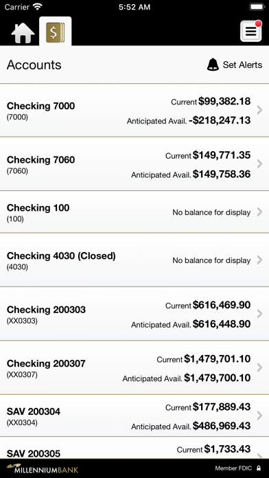 Millennium Bank Mobile Biz Screenshot