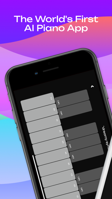 SynthGPT - AI Piano App iPhone screenshot 1 - Music app