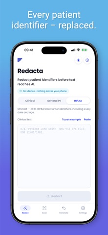 Redacta – Redact for AI Screenshot 1 of 5