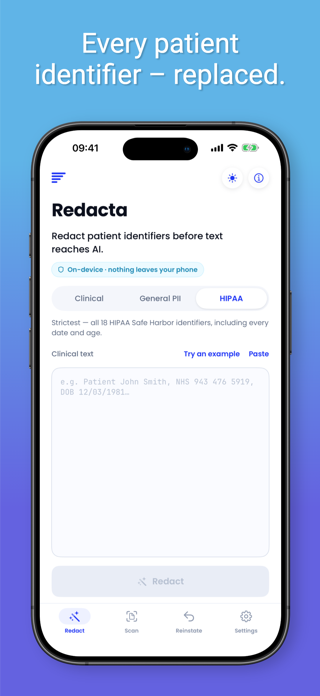 Redacta – Redact for AI Screenshot 1 of 5