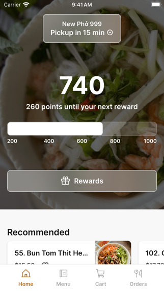 New Pho 999 app screenshot