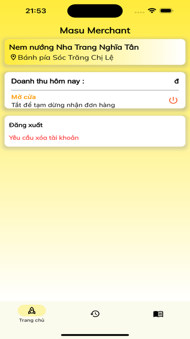 Masu Merchant Screenshot