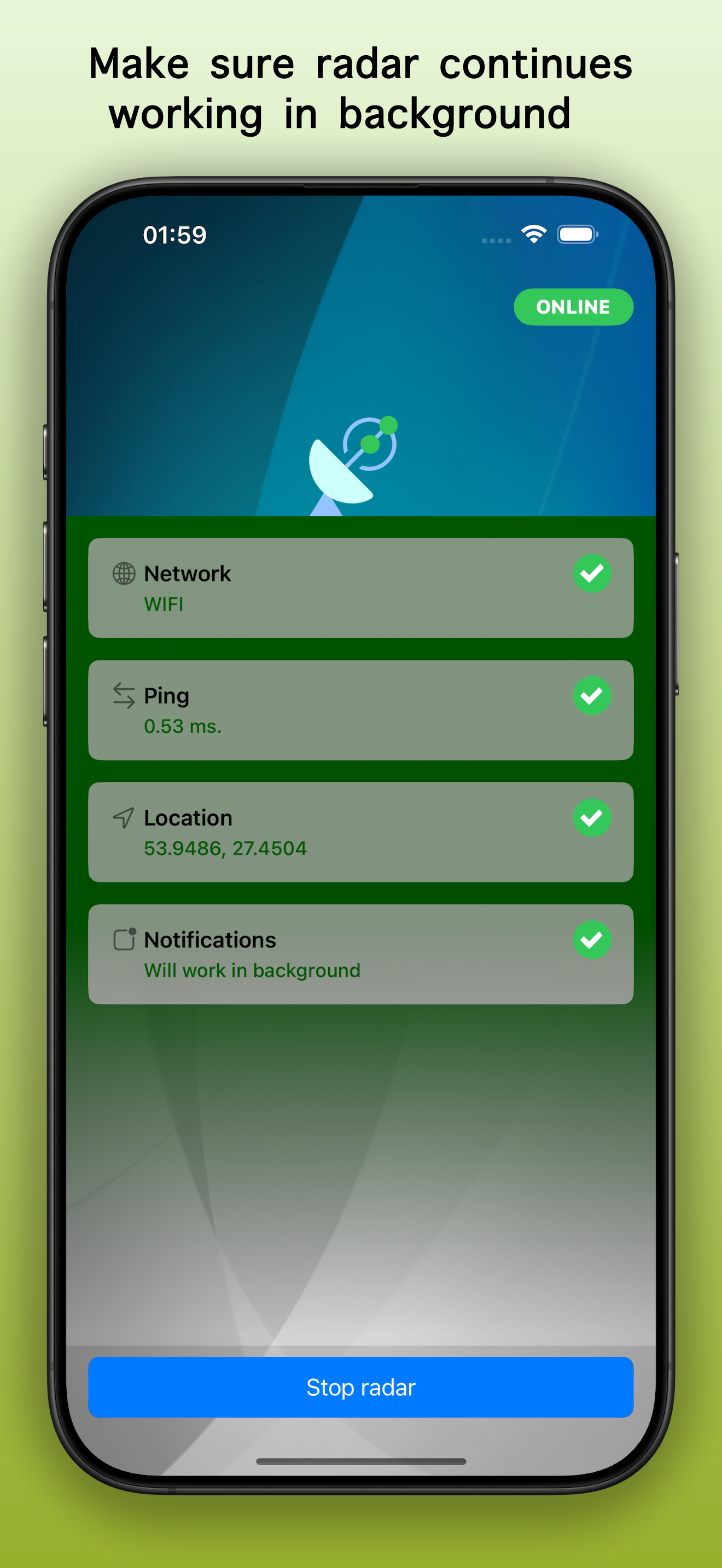 LinkRadar - watching network