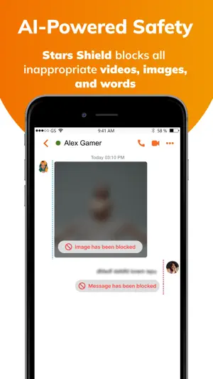 Stars Messenger Kids Safe Chat screenshot 3