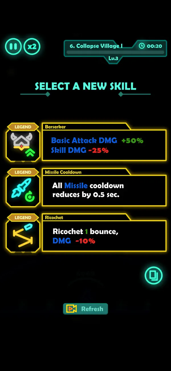 Falltopia: Epic Space Idle RPG Hack screenshot 11 - game app interface