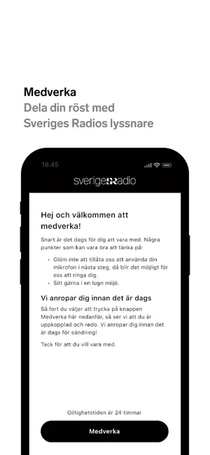 Sveriges Radio Medverka screenshot 3