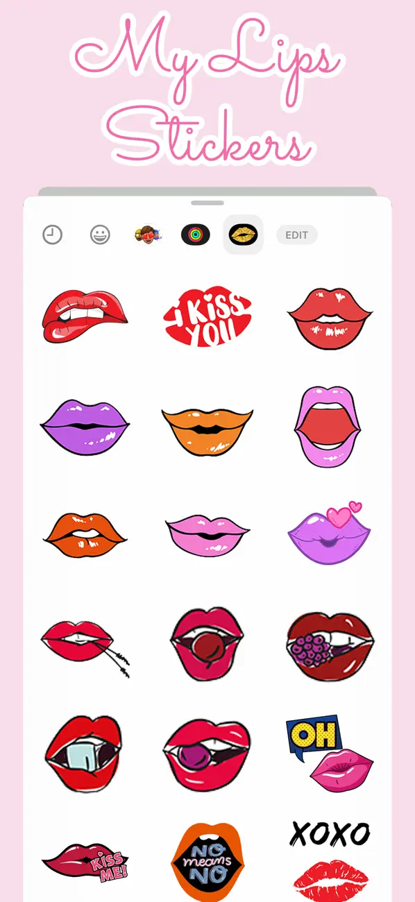 Screenshot #2 pour My Lips Stickers
