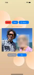 Photo Face Blur screenshot #1 for iPhone