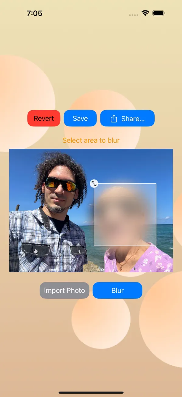 Screenshot #1 pour Photo Face Blur