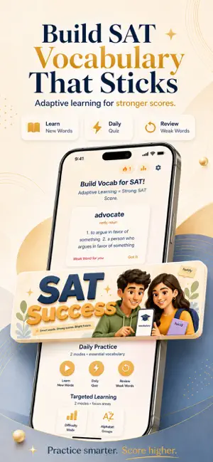 Sat Vocab by Sparkl screenshot 1