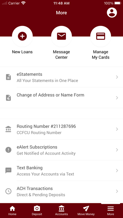 Cumberland County FCU Screenshot