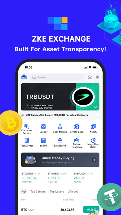 ZKE - Buy Crypto Screenshot