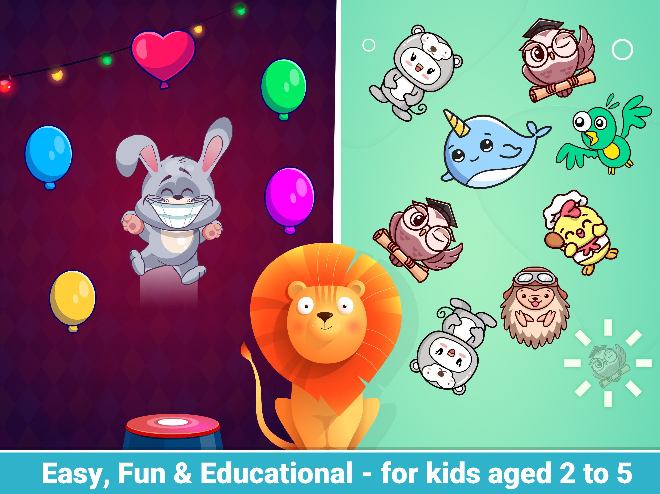 Animal puzzle & games for kids screenshot 15