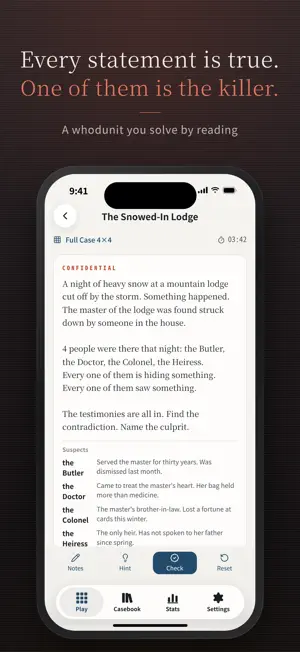 Casebook: Murder Mystery Logic screenshot 1