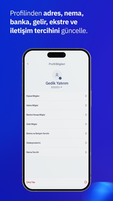 Gedik Yatırım Mobile Screenshot