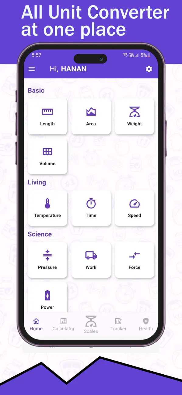 Screenshot #1 pour Digital Kitchen Weight Scales