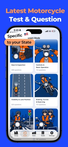 Motorcycle Practice Test 2026 iPhone screenshot