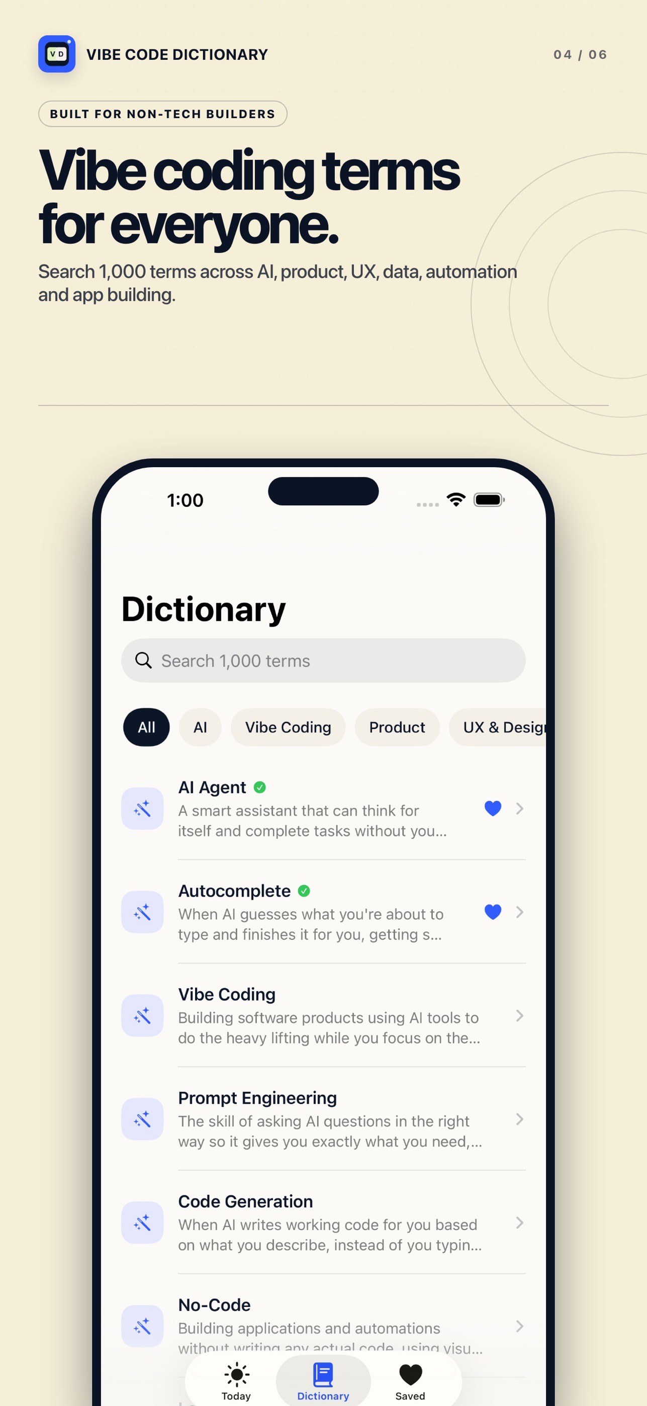 Screenshot 4 of Vibe Code Dictionary