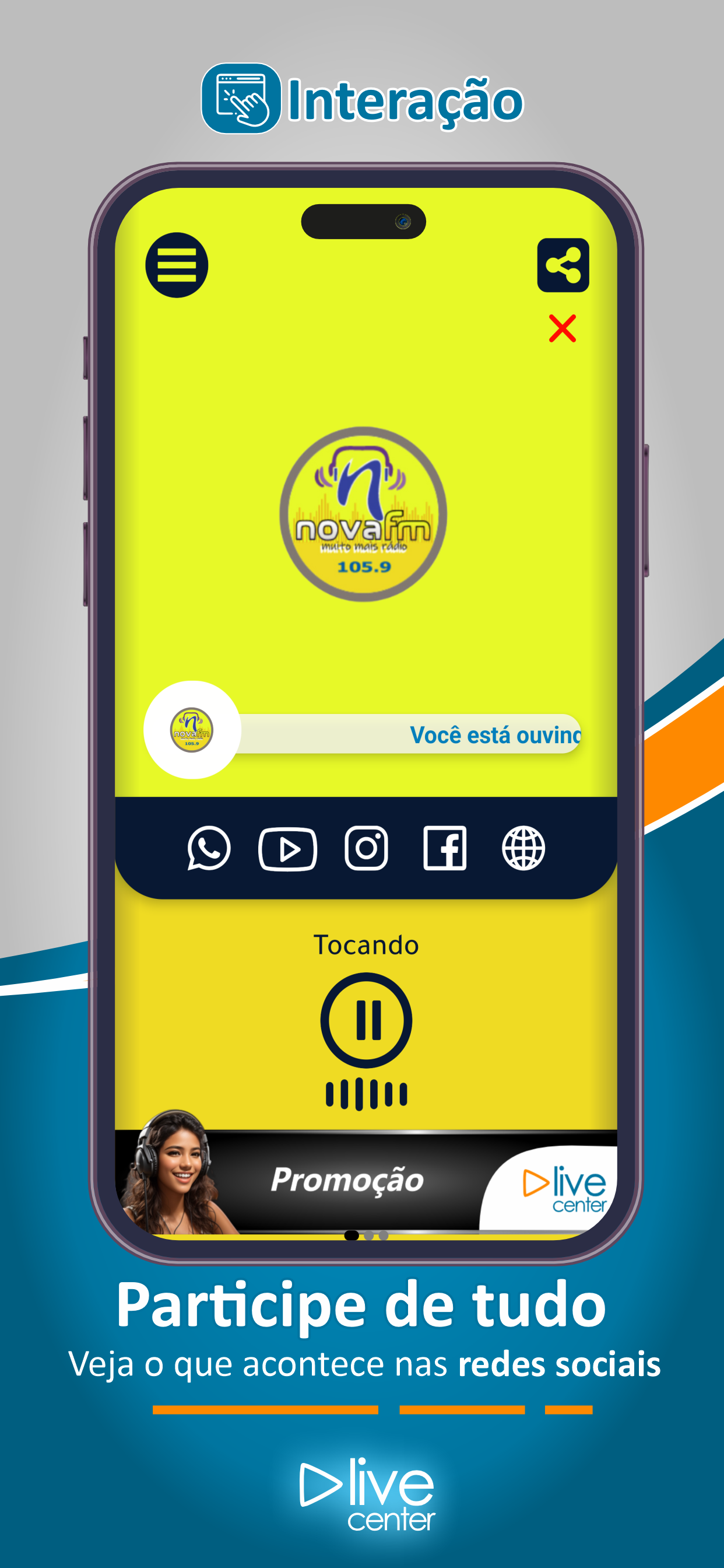 Rádio Nova FM 105 screenshot 2