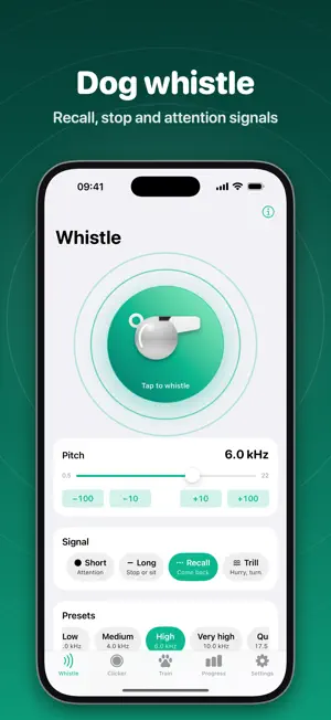 Fluier: Dog Whistle & Clicker screenshot 1