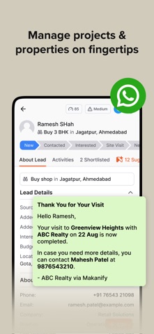 Makanify – Real Estate CRM screenshot