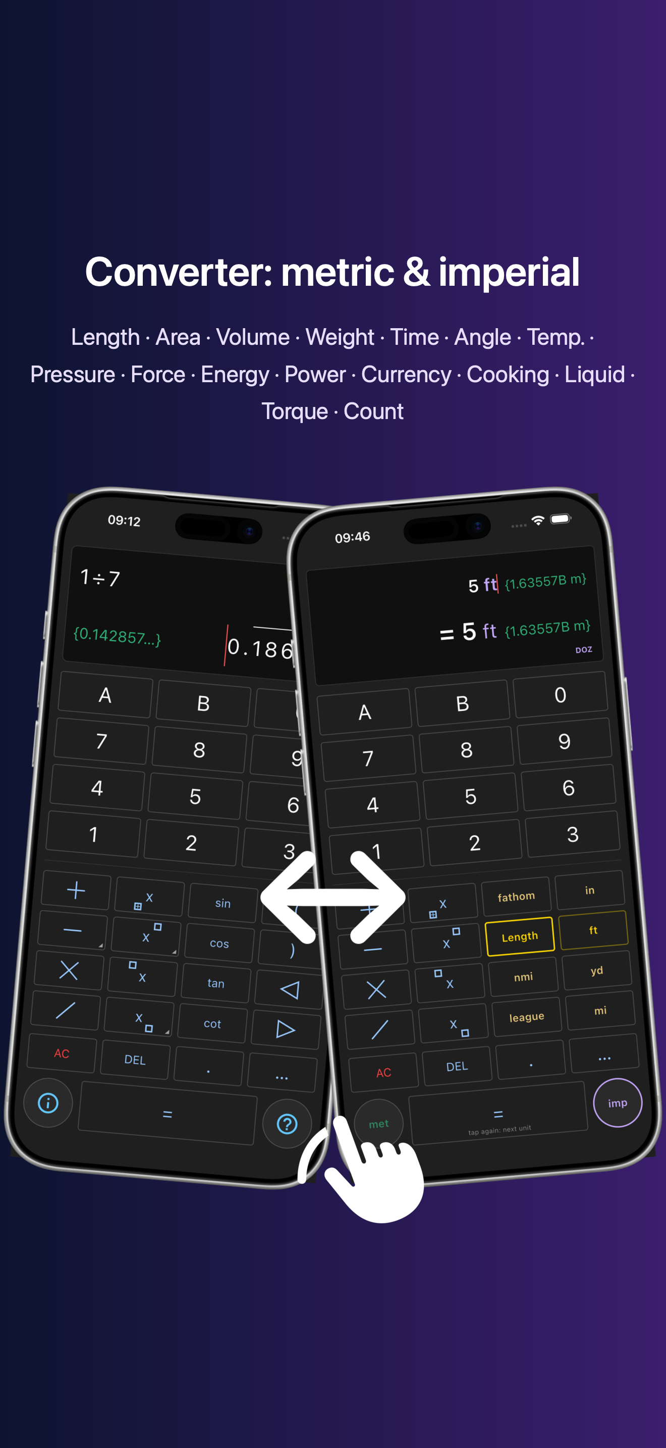 Dozenal Calc screenshot 2