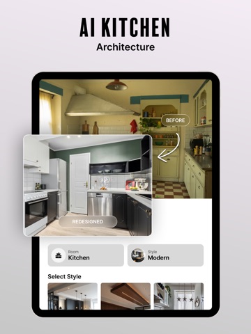 AI Interior: Home Redecorate iPad screenshot
