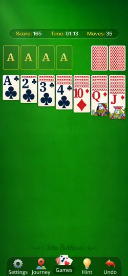 Captura de pantalla de Vita Solitaire Para Mayores en iPhone 2