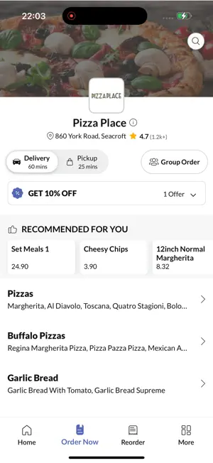 Pizza Place Seacroft screenshot 2