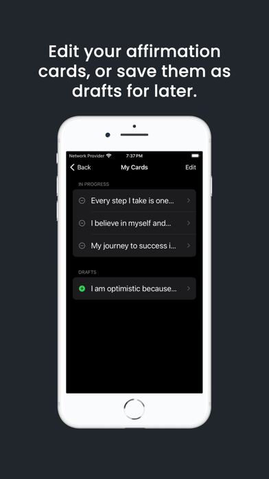 Affirmation Cards - Manifest Screenshot