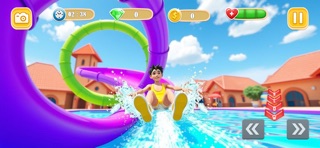 Water Slide Park - Fun Racing iPhone screenshot