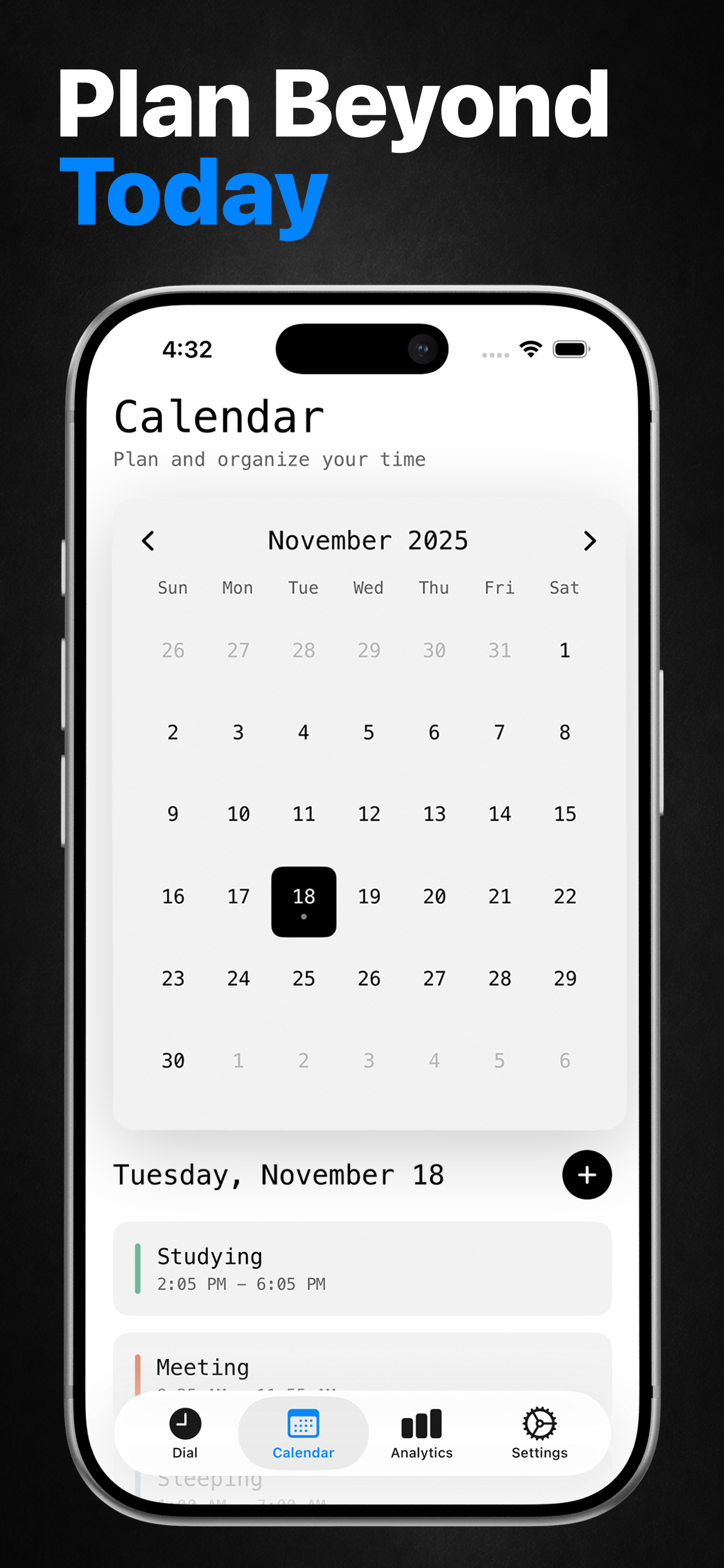 Dialed: Radial Day Planner screenshot 2