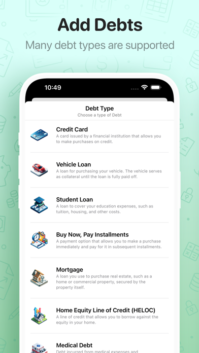 DownPay: Spending & Debts Screenshot
