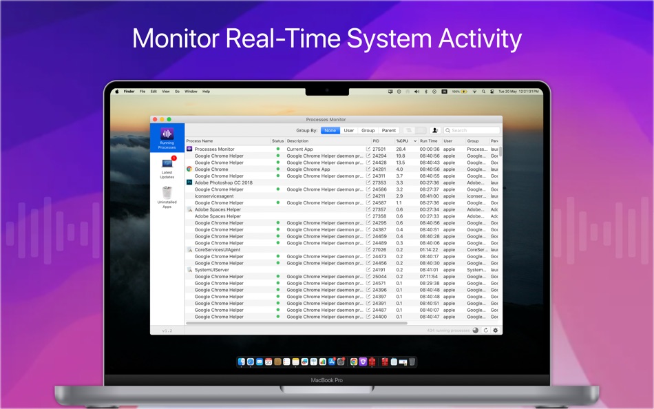 #1. Process Monitor (macOS) 게시자: AppYogi Software