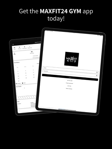 MaxFit 24 Gym iPad screenshot