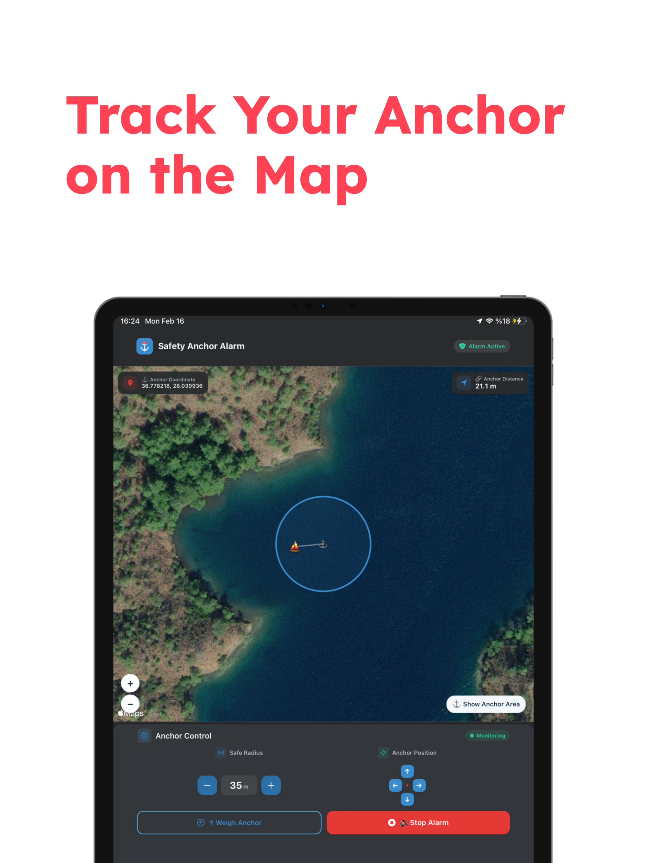 Safety Anchor Alarm screenshot 14