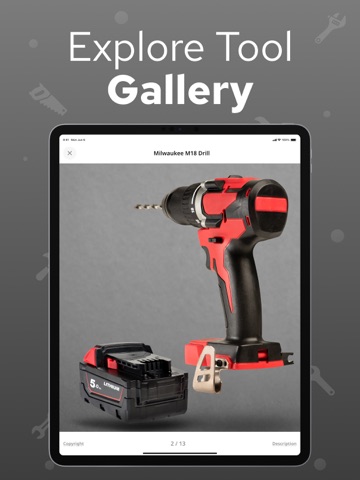 Tool Identifier – Toolium iPad screenshot