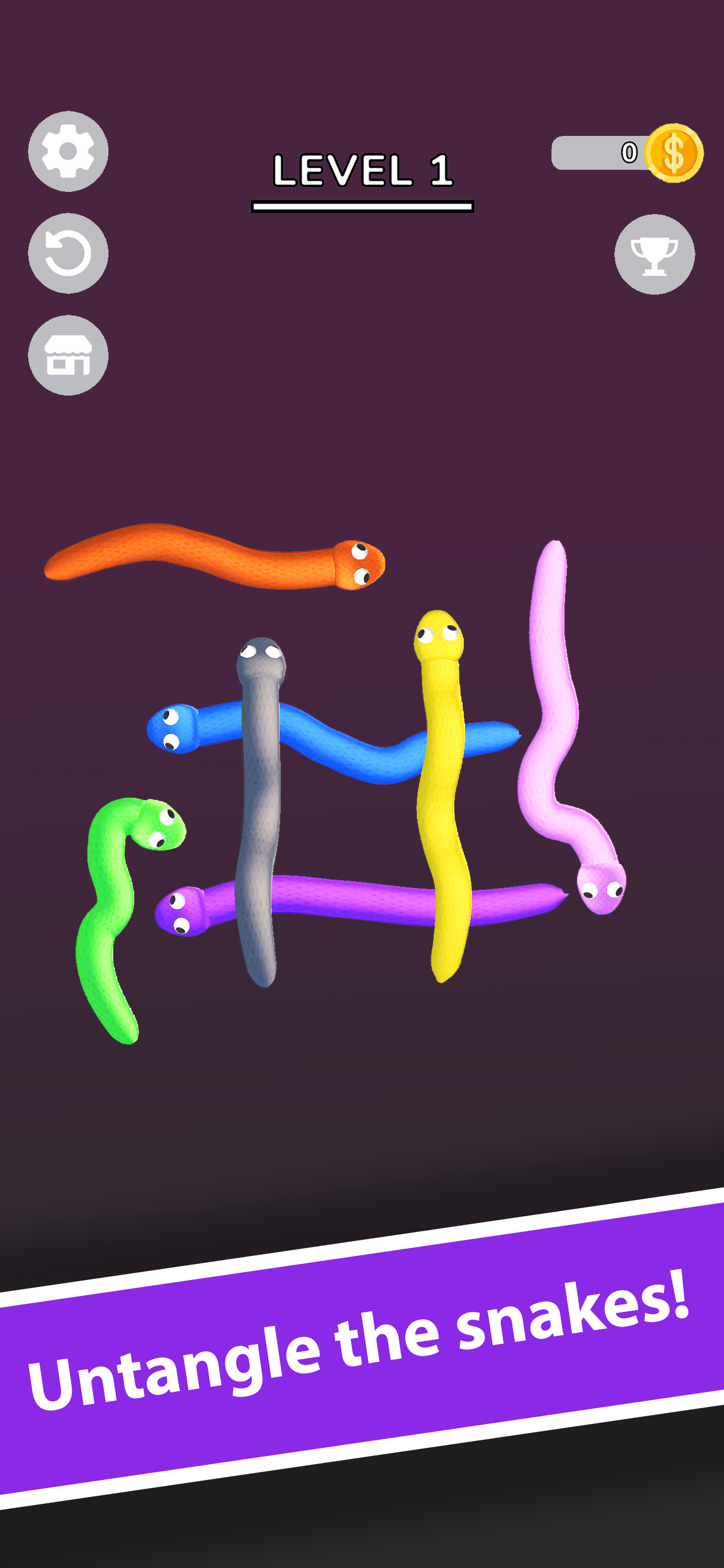 Snake Master - Tangled Puzzle