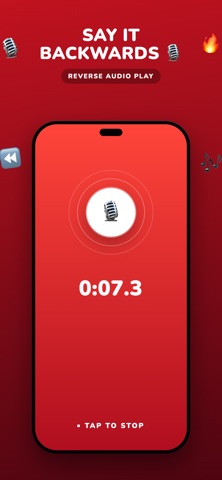 Reverse Singing: Audio Play Screenshot 6 of 6