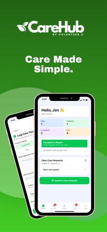 CareHub by Volunteer U iPhone screenshot
