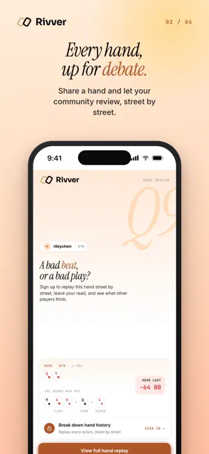 Rivver: Poker Hand Tracker screenshot 2