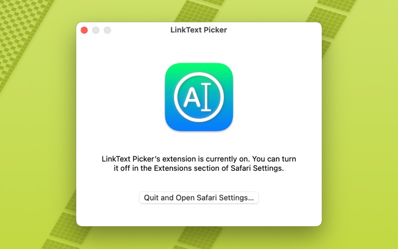 LinkText Picker screenshot